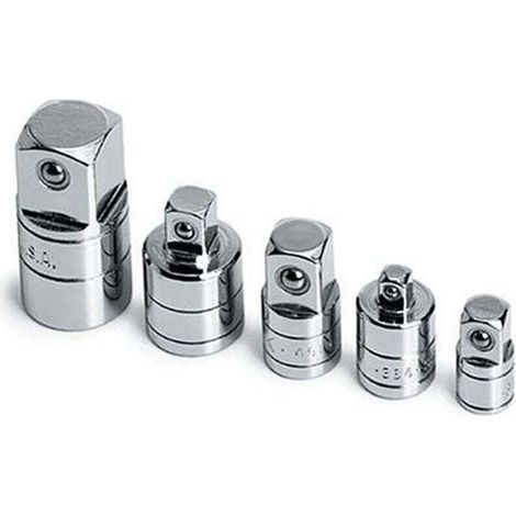 YMYNY Adaptateurs réducteurs de douilles pour outils pneumatiques en chrome vanadium, 5 pièces