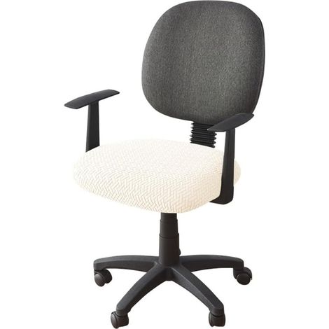 Protection Complète Chaise Bureau Anti-Taches Élastique(Beige) (1/5)
