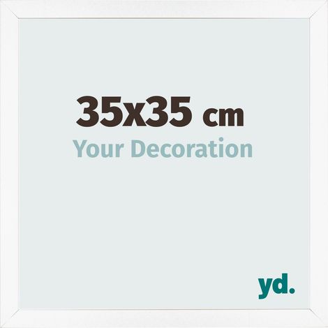 yd. - Cadre photo 35x35 - Blanc Mat - MDF - Bologna