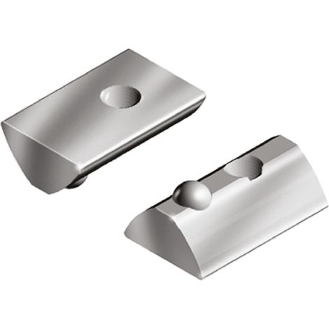 Ecrou à rainure en T RS PRO, profilé 40 mm, L. 22mm, rainure 8mm en Acier Inoxydable ( Prix pour Sachet de 10 )