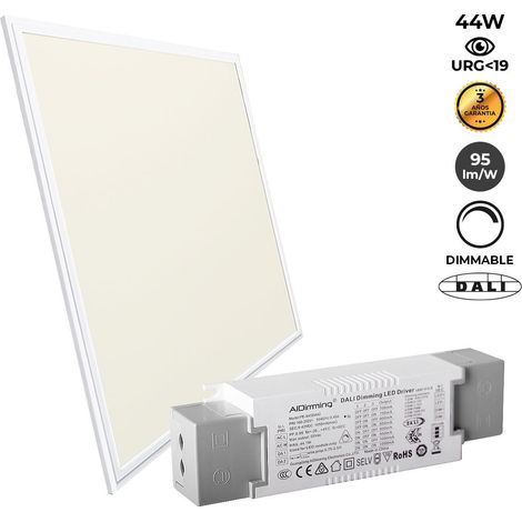 Panel LED Empotrable 60X60cm - DALI Regulable - 44W - UGR19