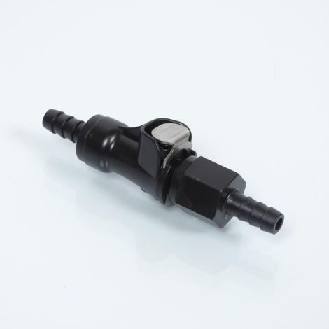 Raccord rapide pour durite d'essence Ø6mm double blocage moto 50 (1/3)