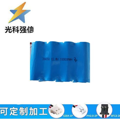 10000mAh polymer battery, 26650, for beauty devices, smartwatches, shavers, voice pickup, and eye recording 12.8V battery cell.