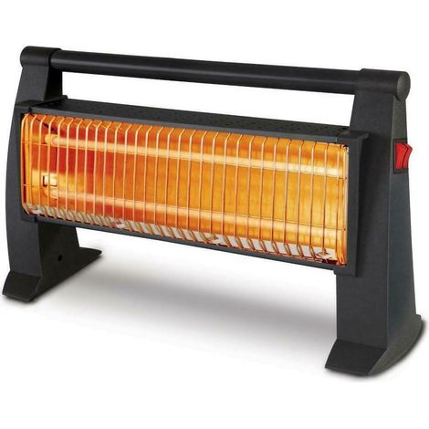 Kumtel Stufa Riscaldatore Portatile al Quarzo 1200W con Riscaldatore Infrarossi
