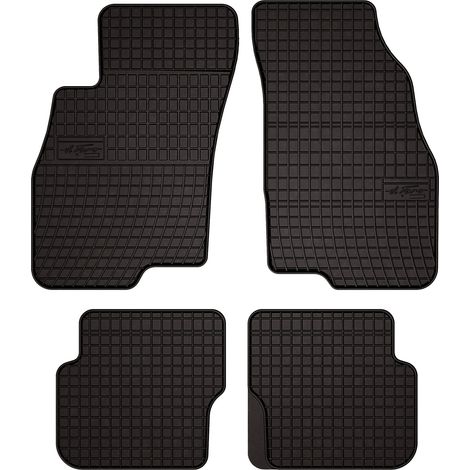 Tappetini in gomma per auto per: Fiat Punto 12' hatchback (2012-2018) - neri, su misura (1/5)