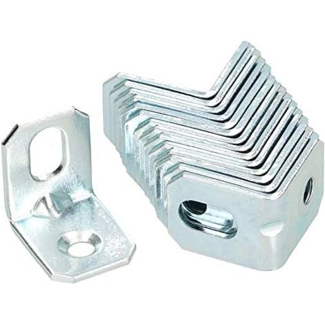 KOTARBAU Équerre réglable 20 x 20 x 16 mm - Angle de bordure d'angle d'angle - Trou long - Ouverture de réglage - Raccord en bois - Équerre de montage (25) (1/5)