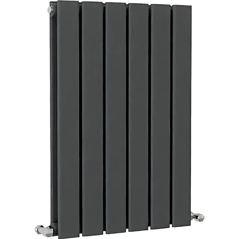 SKY Bathroom Flat Panel Radiator Horizontal 600x408mm Double Anthracite