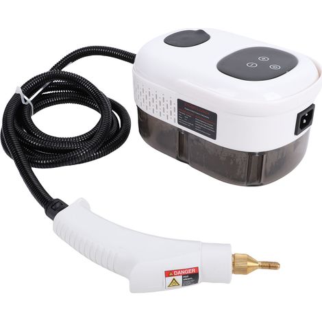 Handdampfreiniger mit Druckfunktion, 2500 W, 1000 ml, Touchscreen, Hochdruck- und Hochtemperaturfunktion, tragbar, für die Küchenreinigung, weiß, EU-Stecker, 220 V (1/5)
