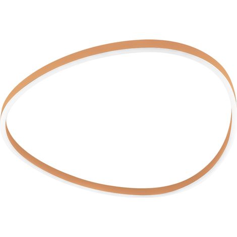 Ecaris P/G Plafoniera a Soffitto LED 72W Biemissione Dimmerabile CCT Switch 3000K/4000K in Alluminio Pesca - Gealuce (1/3)