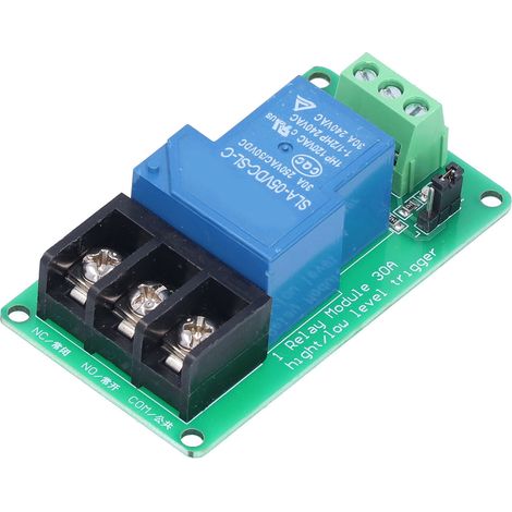 Module Relais 1 Canal 5V Optocoupleur Isolation Charge Déclencheur Niveau Haut Bas Carte (1/5)