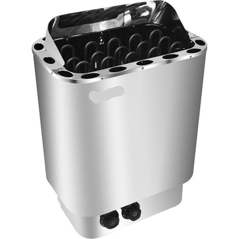 Sauna Salle Sauna poêle ménage Petit Acier Inoxydable Sueur poêle à Vapeur Chauffage équipement de Chauffage hammam Sec chaudière Murale température constante(60N) (1/4)