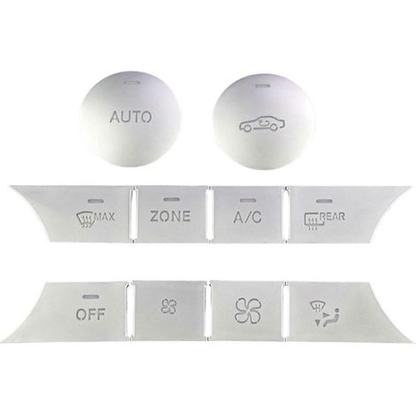 Cache-boutons de climatisation de console centrale pour Mercedes-Benz Classe C, CLS, GL, GLK, ML (C218, W204, W166) - FFY (1/4)