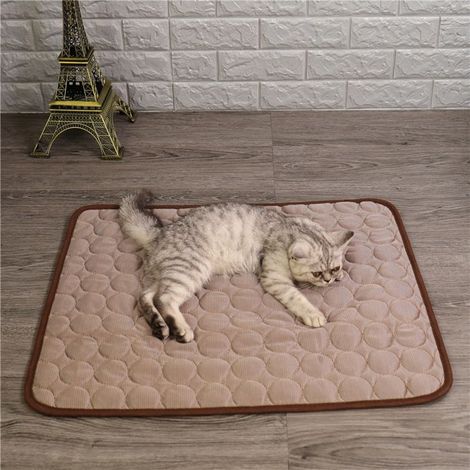 Tapis rafraîchissant - YNKKVRE - Soie glacée - Confortable - Idéal pour l'été (1/4)
