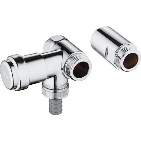 Bobina de válvula GROHE WAS DN 20 conexión cromada izquierda (1/2)