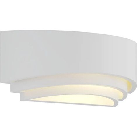 Applique Murale En Plâtre Ultra Moderne Demi-lune Lampe Haut Et Bas Douille R7s Gs-e71 (1/5)