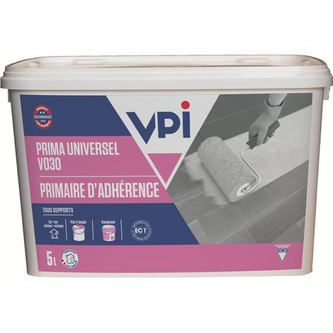 Primaire d'accrochage 5L – Pour tous supports : bois, plâtre, métal – Séchage rapide – Application en intérieur et extérieur – VPI (1/2)