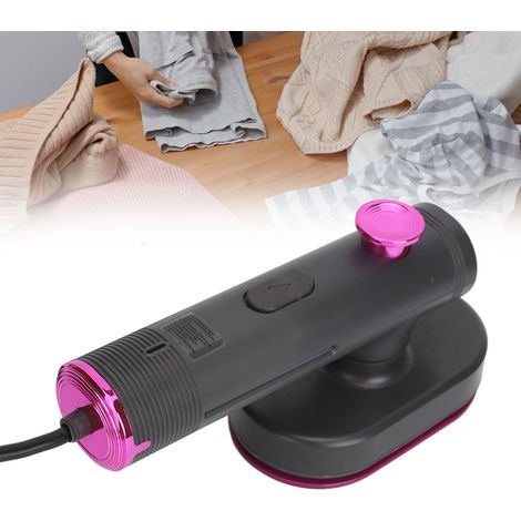 Miniplancha de mano con función de vapor – Miniplancha portátil para viajes y uso doméstico – Se calienta rápidamente, ideal para todo tipo de tejidos – Adaptador de 220 V (UE) (1/5)