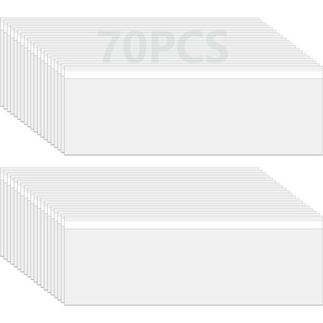 70PCS Pièges Collants, Autocollants Pièges à Mouches Fenêtre Double Face Mouche Fruits Moucherons Insectes Attrape-Mouches Autocollant Piège Antiparasitaires pour Mouches Blanches Moustiques (1/5)