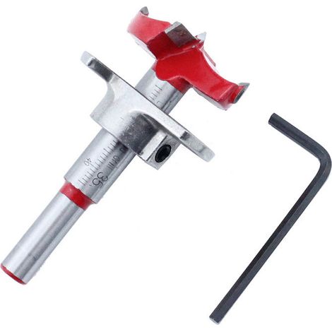 Ej.Life 35-mm-Scharnierlochbohrer, Bohrlehrenpositionierer aus Aluminiumlegierung für die Holzbearbeitung mit Schneller Positionierung, Einfacher Bedienung, Breiter Anwendung (1/5)