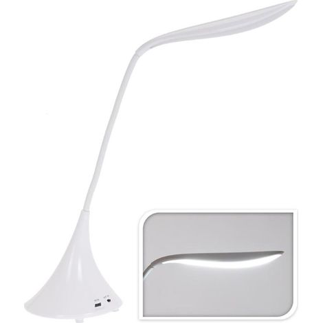 FLEXO LUZ CON TOMA USB 32 CM