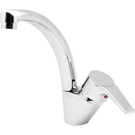 Monocomando monoforo lavello maniglia laterale serie flat
