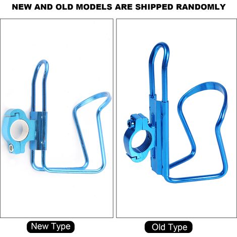 Porte-gobelet moto étanche, support boisson réglable pour guidon, adaptateur bouteille bleu, robuste et universel. (1/5)