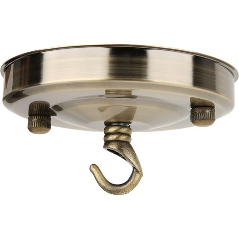 Stück Kronleuchter-Trägerplatten aus Schmiedeeisen, dekoratives Deckenleuchtenzubehör für die Selbstmontage, Bronze-Finish (1/5)