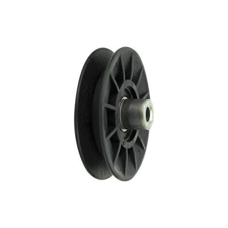 Poulie de tension autoportée pour tracteur tondeuse – Diamètre 89mm – Compatible Husqvarna et Mc Culloch – Remplacement 532194326