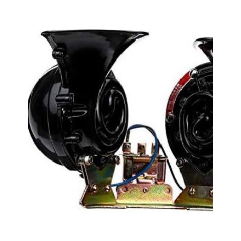 Car horn, truck modification, dual-tone snail horn, 12V with relay, car electric horn (1/4)