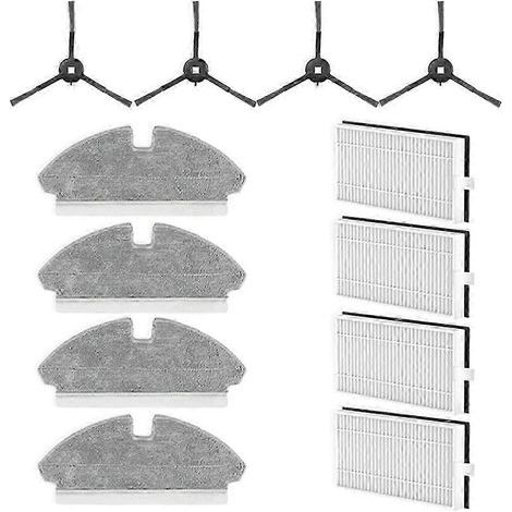 Staubsaugerzubehör: Seitenbürste, HEPA-Filter und Wischtuch als Ersatzteile für Mova M1 Modelle (1/5)