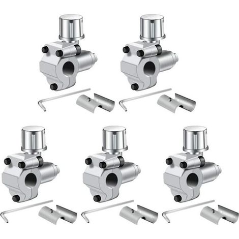 5 Pièces Valve de Perçage Pour Climatiseurs HVAC 1/4 et 5/16 Pouce BPV-31 (1/4)