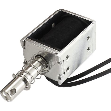 sourcing map AC 220V 6mm 100g Open Frame Cable Actuator Electromagnet Solenoid Traction (1/3)