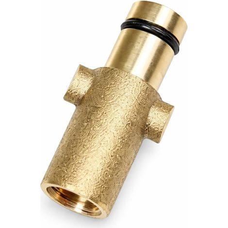 Multifunktionale Messingadapter – 10er-Pack – Kompatibel mit Kärcher, Nilfisk und Bosch – Schnellklick- und Bajonettanschlüsse – Für Garten-Hochdruckreiniger (1/5)