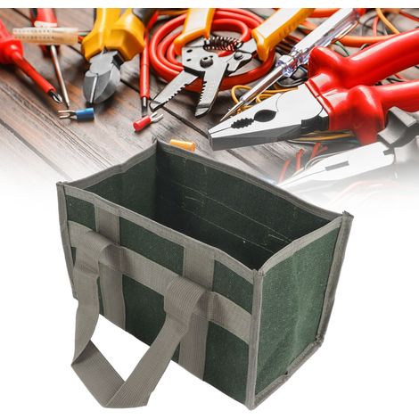 Sacoche de rangement pour outils de quincaillerie épaisse, sac à outils en toile résistante à l'usure et aux rayures, sac à outils de réparation et d'électricien 084-1 (1/5)