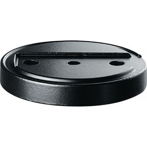 TECWERK Türstopperunterlage 3699 GP D.70mm H.10mm Silik.schwarz Dübelmontage TECWERK (1/2)