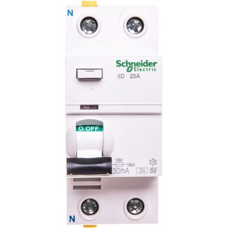 Disjoncteur différentiel iID 2P 25A 30mA type A-SI A9Z31225