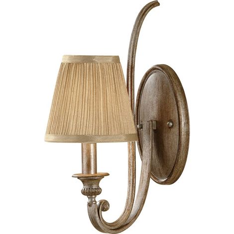 Applique classica Abbey con paralume 1xE14 40W Feiss (1/5)