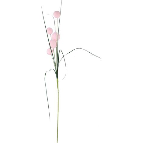 Boule De Fleurs Artificielles - 5 Têtes En Soie Rose - Décoration Intérieure Pour Table Et Mariage - Lot De 1 (1/5)