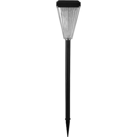 Lampe solaire de jardin étanche, température de couleur réglable, allumage et extinction automatiques, lampe LED paysagère pour terrasse, allée et entrée de garage. (1/5)