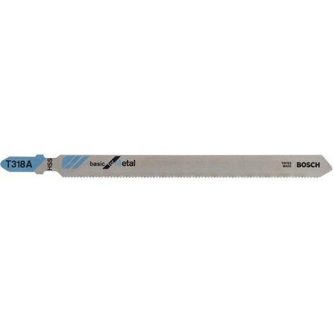 BOSCH SET LAME T 318 A PER SEGHETTI L 132 MM METALLO 5 PZ
