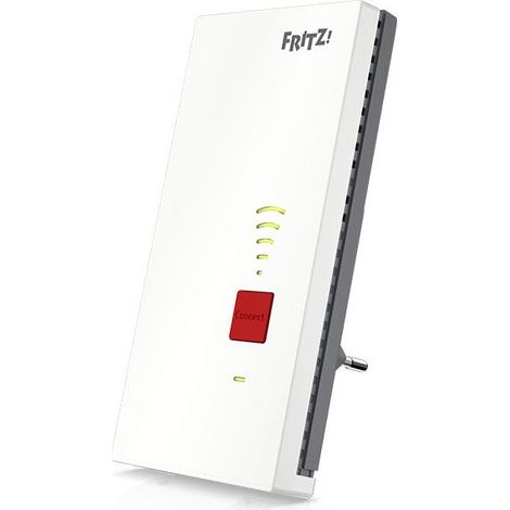 FRITZRepeater 2400 INT Transmisor y receptor de red Gris, Blanco 10, 100, 1000 Mbit/s (1/5)