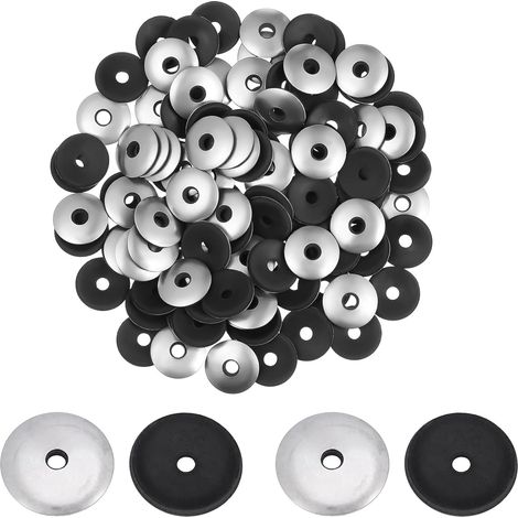 Lot de 200 rondelles d'étanchéité, en acier inoxydable, M6,3 x 16, rondelles d'étanchéité EPDM avec joint pour vis (M6,3 x 16 mm) (1/5)