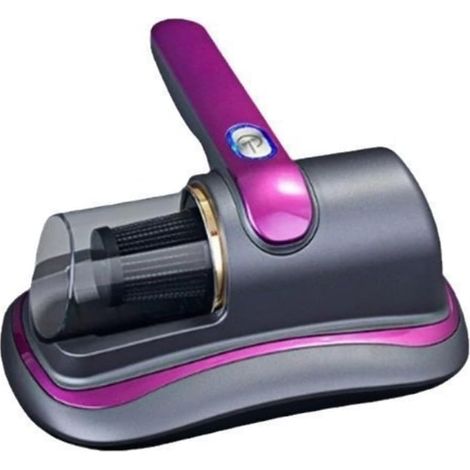 Milben-Staubsauger – 1 Stück – Kabellos – Waschbarer UV-Filter – Für Matratzen und Bettwäsche – Grau (1/5)