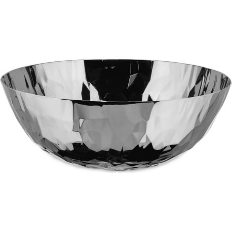 Alessi CR02/21 Joy n.11 Cestino Rotondo, Acciaio Inossidabile 18/10, Argento (1/3)