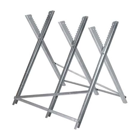 Cavalletto Taglio Legna Effe Acciaio Zinc. Cm 79X80 Max KG.150
