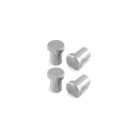 QORVA-4 Pcs Butées d'Établi en Acier Inoxydable pour Trou de 20 mm Diamètre, Accessoires de Table à Bois pour Fixer Les Pièces