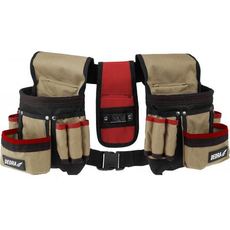 Dedra N0033 Ceinture à outils résistante et fonctionnelle