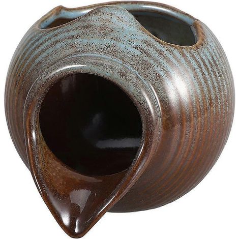 Pots de fleurs en céramique pour fontaines : pots à cascade à monter soi-même pour la décoration de jardin intérieur/extérieur, adaptés aux aquariums, patios, terrasses et à la décoration intérieure. (1/3)