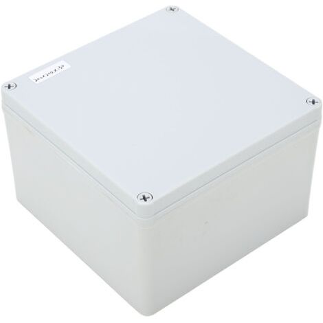 Boîte de jonction étanche IP67 en ABS 200x200x130 mm avec plaque de montage pour projets électriques extérieurs (1/5)