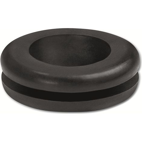 HELLERMANNTYTON Durchführungstülle, 633-04010, Schwarz, PVC, ∅ 5 mm, 1 Stück